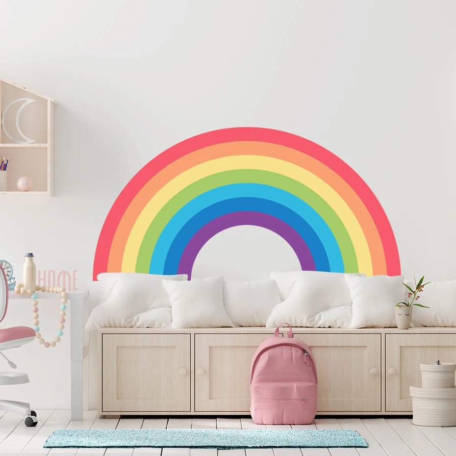 BABYBOHO M BABYBOHO Wall Decals מדבקות קיר בוהו קשת בענן לחדר תינוק