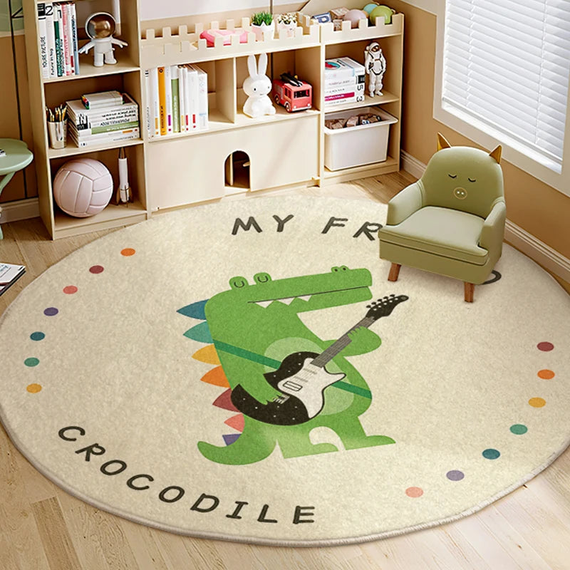 BABYBOHO 80X80 cm / 2 BABYBOHO Carpet שטיח עגול במגוון עיצובי בוהו לחדר תינוק