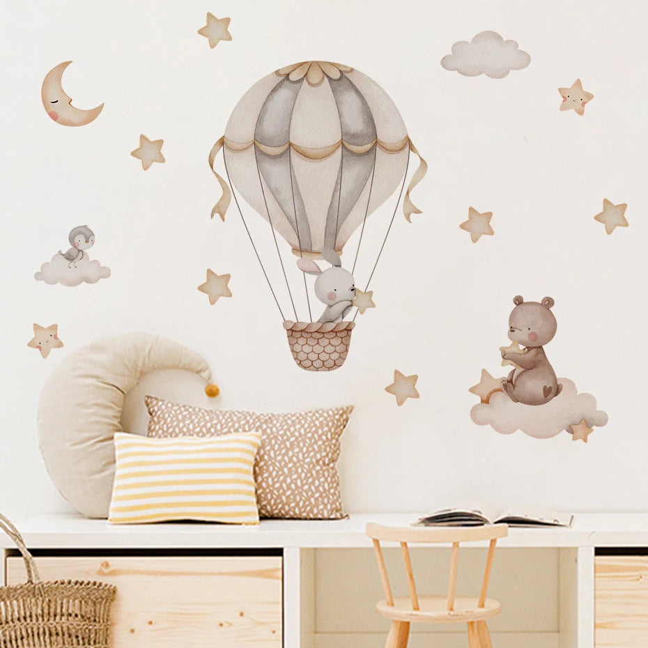 BABYBOHO 1 BABYBOHO Wall Stickers מדבקות קיר בוהו כדור פורח לחדר תינוק