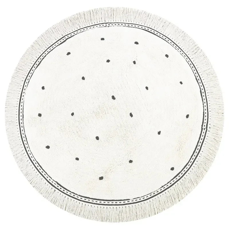 BABYBOHO Diameter100cm / 1 BABYBOHO Carpet שטיח עגול בעיצוב בוהו שיק 100 ס''מ לחדר תינוק