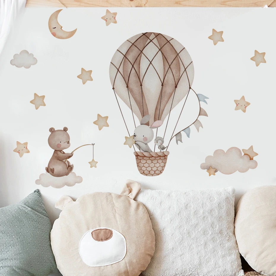 BABYBOHO 1 BABYBOHO Wall Stickers מדבקות קיר בוהו כדור פורח לחדר תינוק