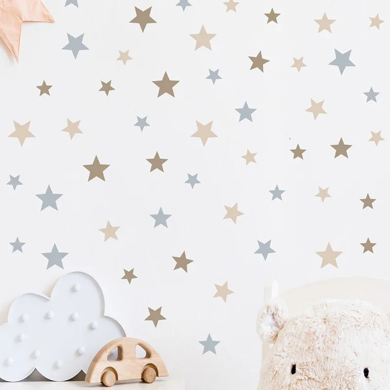 BABYBOHO Default Title BABYBOHO Wall Stickers מדבקות קיר כוכבים בוהו לחדר תינוק