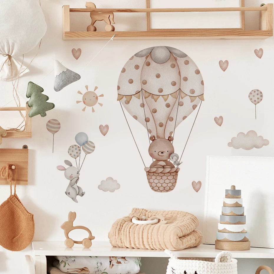 BABYBOHO 1 BABYBOHO Wall Stickers מדבקות קיר בוהו כדור פורח לחדר תינוק