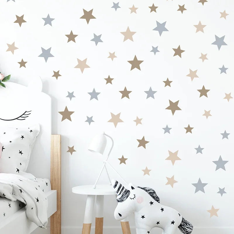 BABYBOHO Default Title BABYBOHO Wall Stickers מדבקות קיר כוכבים בוהו לחדר תינוק