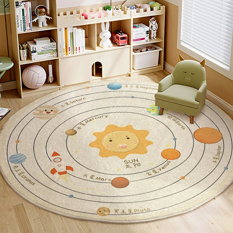 BABYBOHO 80X80 cm / 3 BABYBOHO Carpet שטיח עגול במגוון עיצובי בוהו לחדר תינוק