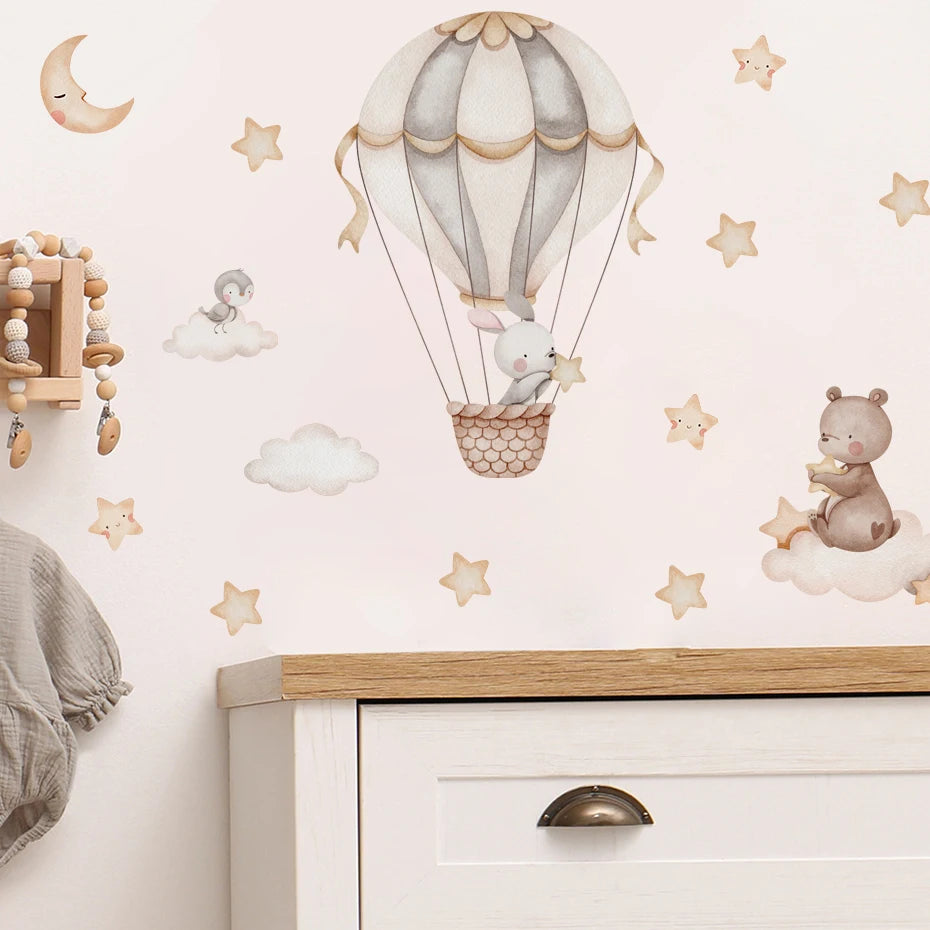 BABYBOHO 1 BABYBOHO Wall Stickers מדבקות קיר בוהו כדור פורח לחדר תינוק