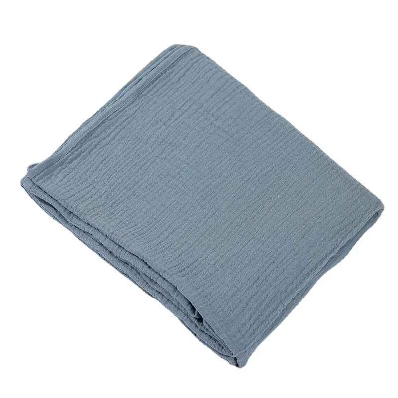 BABYBOHO כחול BABYBOHO Baby Blankets חיתולי טטרא במגוון צבעי בוהו לתינוק