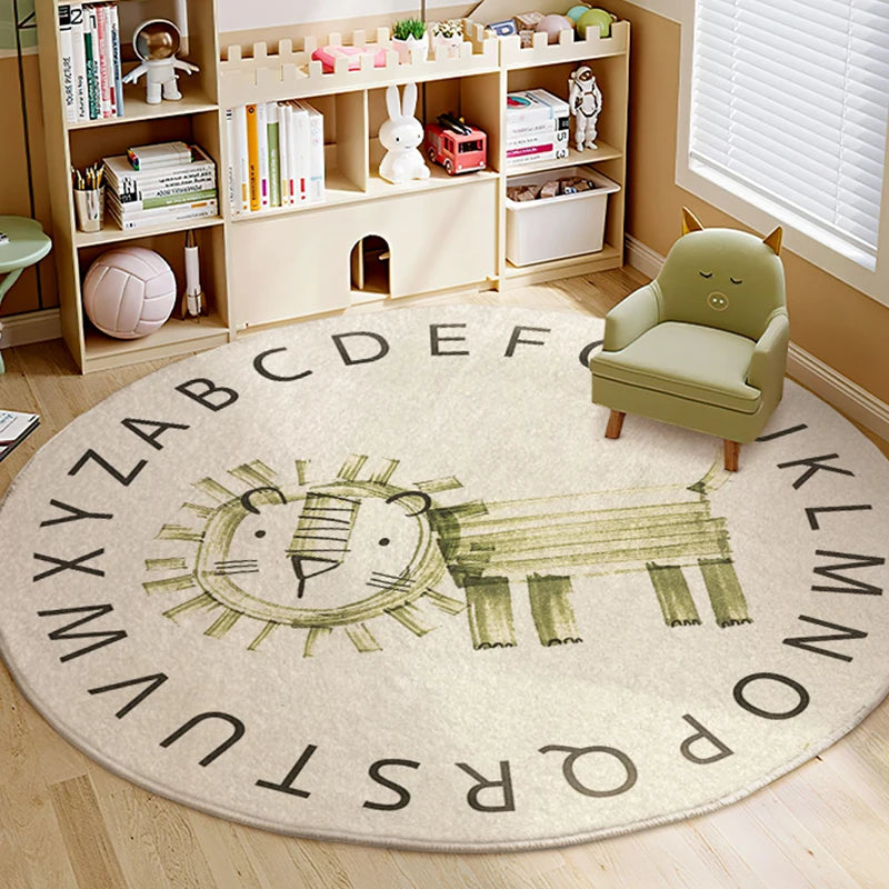 BABYBOHO 80X80 cm / 5 BABYBOHO Carpet שטיח עגול במגוון עיצובי בוהו לחדר תינוק